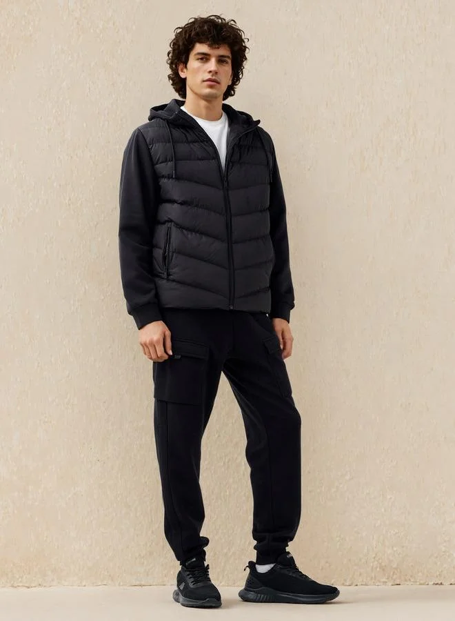 كابا Kappa Men Regular Hooded Puffer Jacket